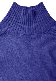 Turtleneck Pullover force blue mel.