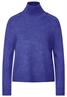 Turtleneck Pullover force blue mel.