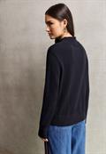Turtleneck Pullover ink blue night