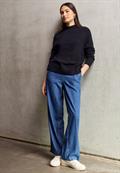 Turtleneck Pullover ink blue night