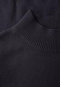 Turtleneck Pullover ink blue night