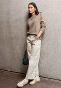Turtleneck Pullover sandstone beige mel.