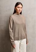 Turtleneck Pullover sandstone beige mel.