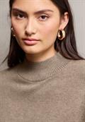 Turtleneck Pullover sandstone beige mel.