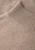 Turtleneck Pullover sandstone beige mel.