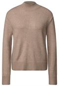 Turtleneck Pullover sandstone beige mel.