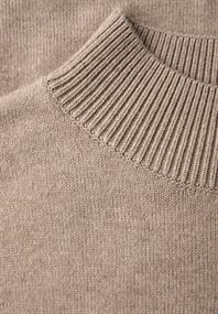 Turtleneck Pullover sandstone beige mel.