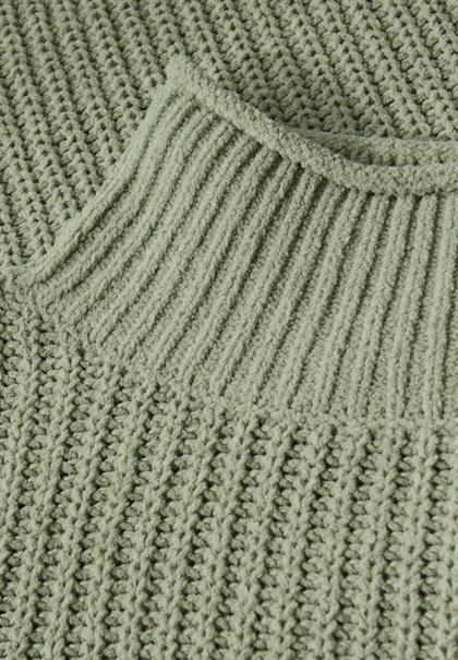 Turtleneck Pullover slate green