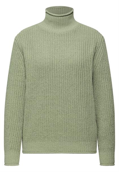 Turtleneck Pullover slate green