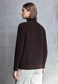 Turtleneck Pullover velvet wine