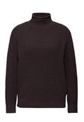 Turtleneck Pullover velvet wine