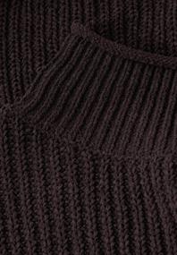 Turtleneck Pullover velvet wine