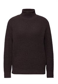 Turtleneck Pullover velvet wine
