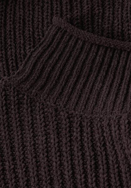 Turtleneck Pullover velvet wine