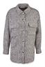 Tweed Worker Jacket cream white print