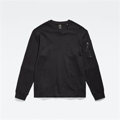 Tweeter zip pkt relaxed r t l\s dk black