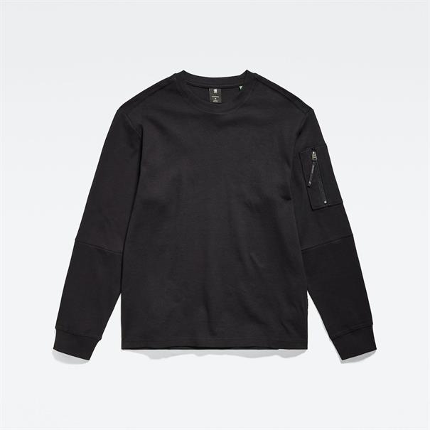 Tweeter zip pkt relaxed r t l\s dk black