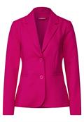 Twill Blazer in Unifarbe nu pink