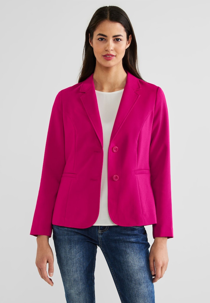 bei online bequem Blazer kaufen Blazer in Damen pink Street One Twill Unifarbe nu