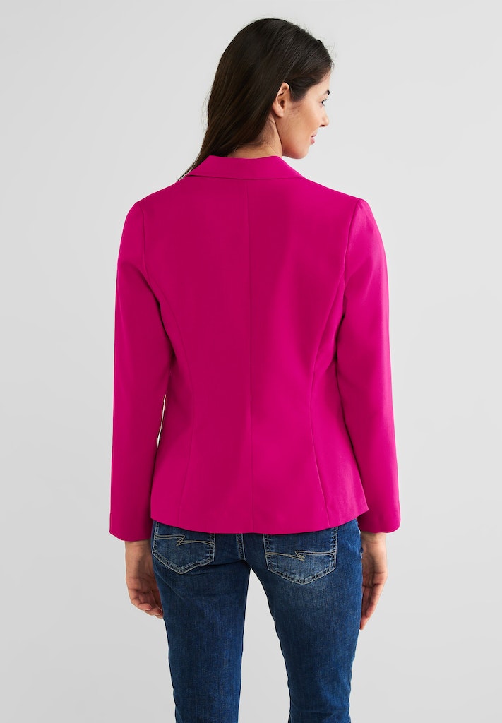 Street One Damen Blazer Twill bei Unifarbe kaufen online Blazer nu pink bequem in