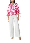 Twill-Bluse aus Viskosemi pink