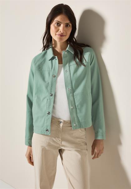 Twill Jacke matcha green