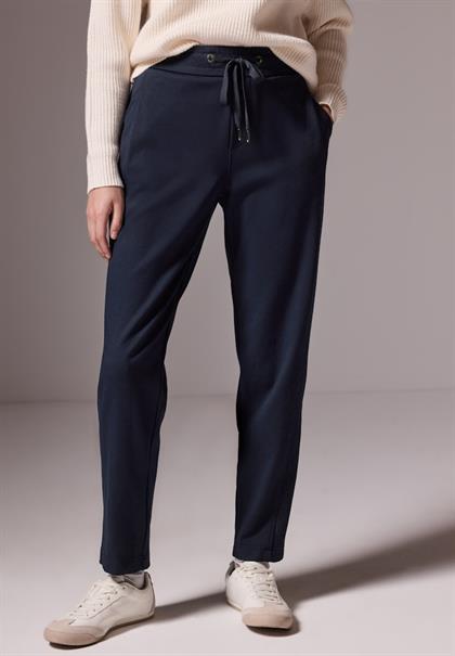 Twill Jogger deep blue