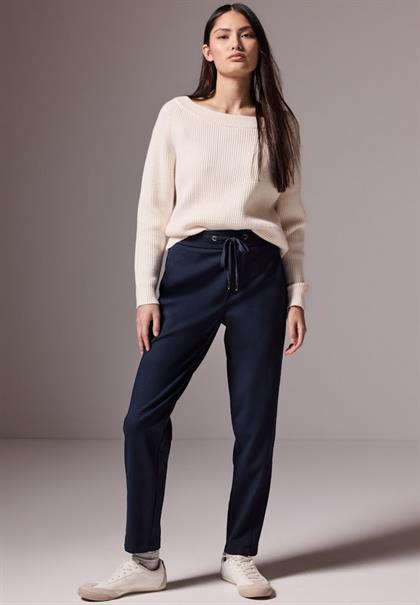 Twill Jogger deep blue