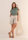 Twill Shorts im Washed-Look boulder beige