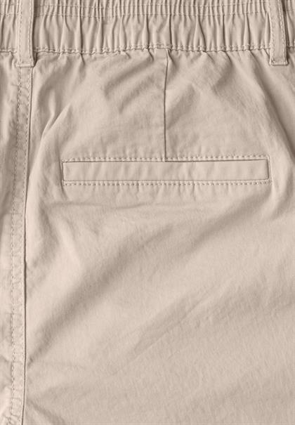 Twill Shorts im Washed-Look boulder beige