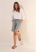 Twill Shorts im Washed-Look obelisk grey