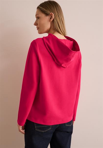 Twill Sweat Hoodie granita red
