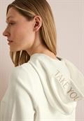 Twill Sweat Hoodie vanilla white