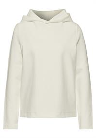 Twill Sweat Hoodie vanilla white