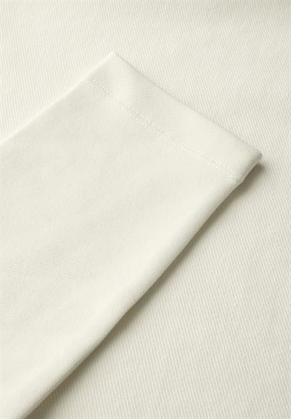 Twill Sweat Hoodie vanilla white