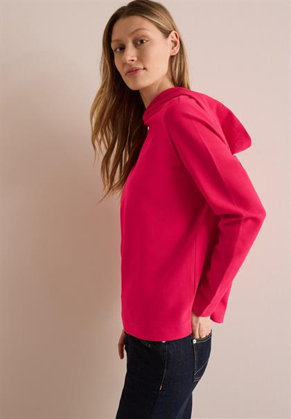 Twill Sweathoodie granita red