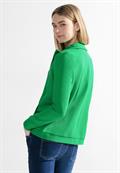 Twill Sweatjacke celery green