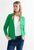 Twill Sweatjacke celery green