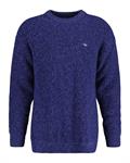 TWISTED YARN C-NECK evening blue