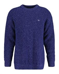 TWISTED YARN C-NECK evening blue