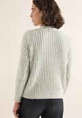 Two Tone Cardigan metal grey melange