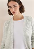 Two Tone Cardigan metal grey melange