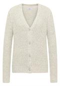 Two Tone Cardigan metal grey melange