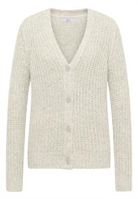 Two Tone Cardigan metal grey melange