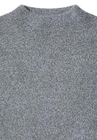 Two-Tone Federgarn Pullunder black