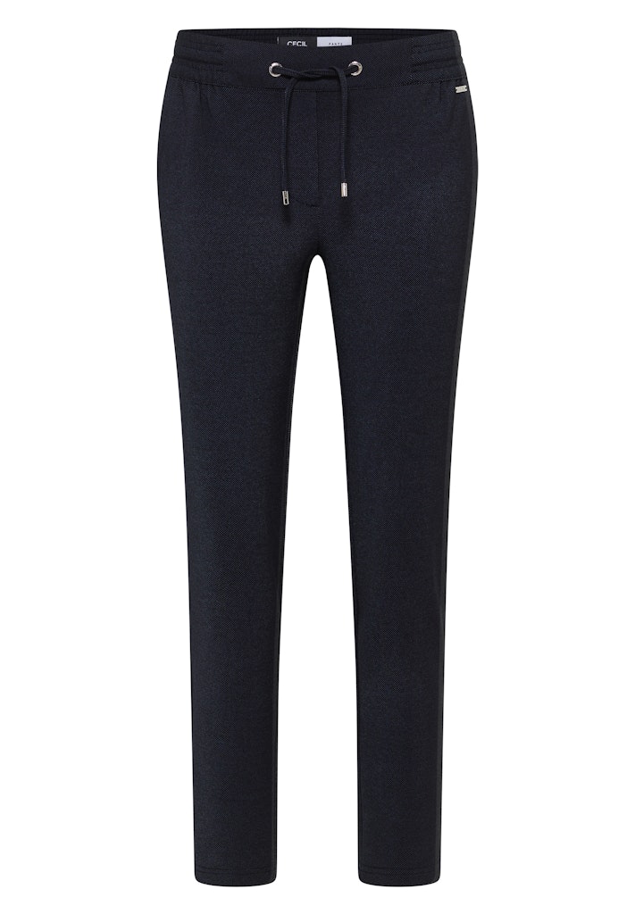 cecil Hose Slim Fit Polyamid-Viskose-Polyester-Es Universal Blue