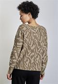 Two-Tone Jaquard Shirt honey sand