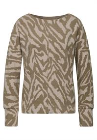 Two-Tone Jaquard Shirt honey sand