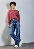 Two-Tone Jaquard Shirt sugar coral