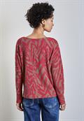 Two-Tone Jaquard Shirt sugar coral